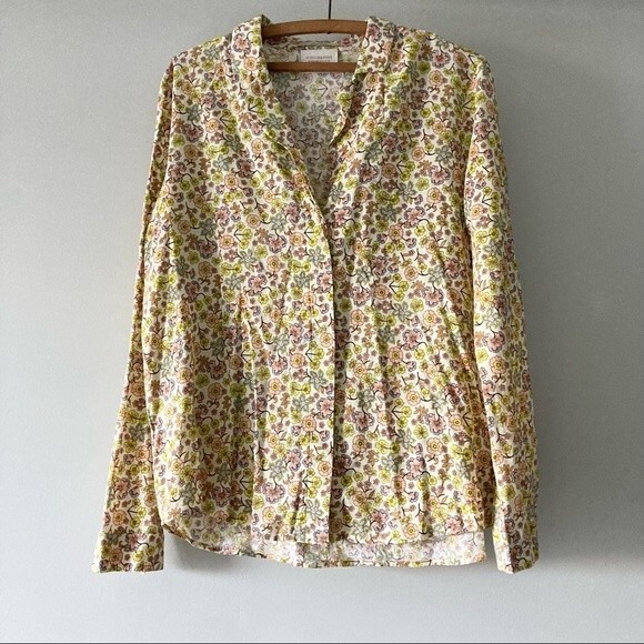 SCOTCH & SODA MAISON SCOTCH Long sleeve floral print SUMMER‎ EDITION size Large - Picture 1 of 5